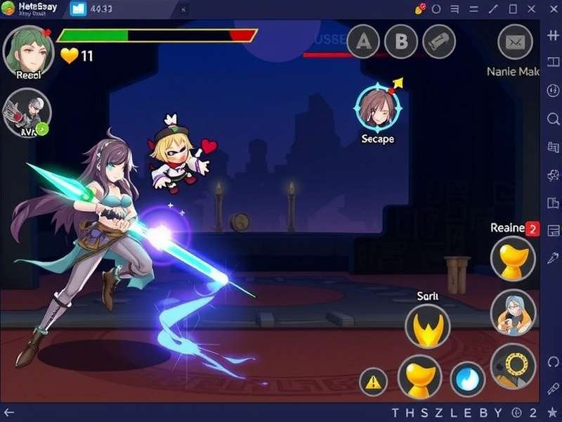 Anise Chronicles Spirit Realm Combat Screen